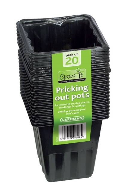 Plastpotte 7,5 cm - 20 stk.