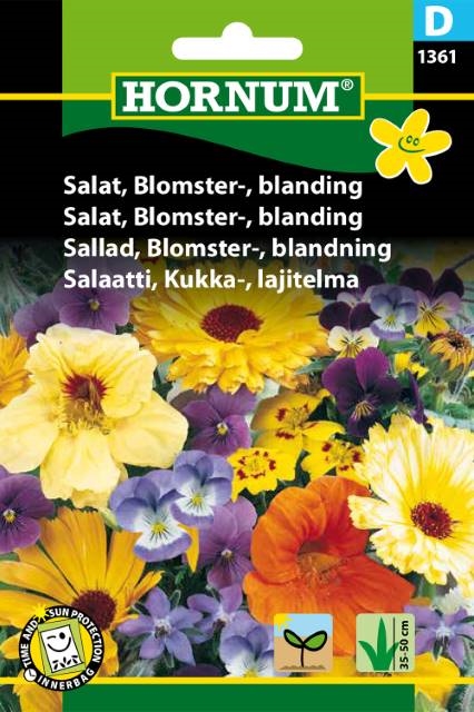 Salat, Blomster - Blanding
